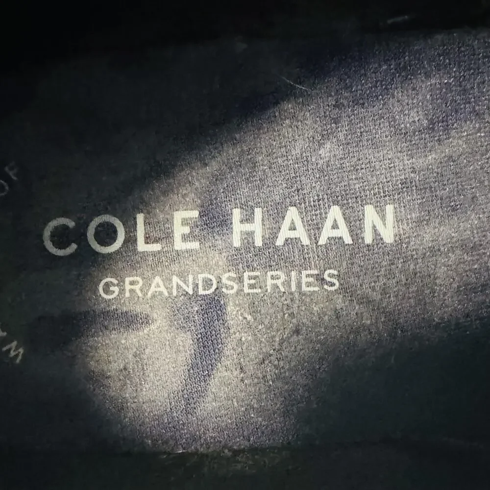 Cole Haan Shoes Mens 11 Black Leather Grandseries Derby Oxford Dress Comfort